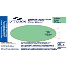 Patterson® Latex Exam Gloves with Aloe and Vitamin E
