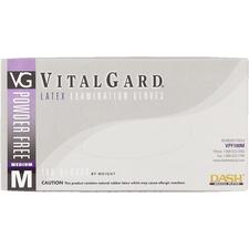 VitalGard® Latex Exam Gloves – Powder Free, 100/Box