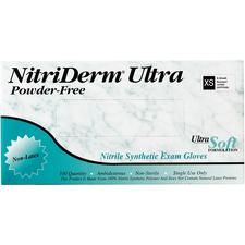 NitriDerm® Ultra Blue Nitrile Exam Gloves – Latex Free, Powder Free, 100/Box, 10 Boxes/Case