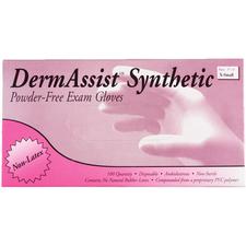 DermAssist™ Synthetic Powder Free Exam Gloves, 100/Pkg