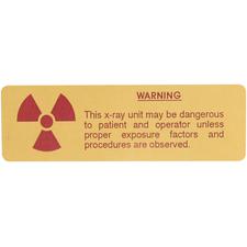 Étiquette d'avertissement de radioactivité – 5/emballage