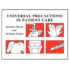 Universal Precautions Label – 5/Pkg