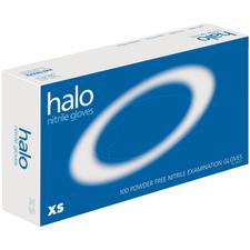 Halo™ Nitrile Gloves, 100/Box