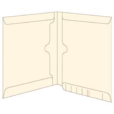 11-Pt End-Tab Folder with 2 Full Inside Pockets, 9-1/2" x 12-1/4", 50/Box
