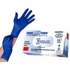 FreeStyle 1100™ Nitrile Exam Gloves – Powder Free, 100/Box
