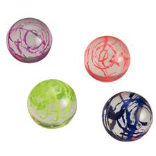 Neon Confetti Bouncing Balls, Assorted Colors, 1-1/4", 12/Pkg