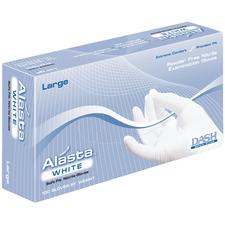 Alasta™ White Nitrile Powder-Free Gloves, 100/Pkg