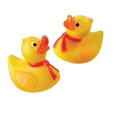 Rubber Duck Squirts,Yellow, 2", 24/Pkg
