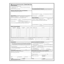 2019 ADA-Approved Claim Forms – Single-Sheet Bond/Laser Compatible, Nonpadded, Nonpersonalized, 8-1/2" W x 11" H, 500/Pkg