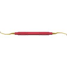 XP Technology™ Curettes – Double Gracey™ Mini Posterior, Red EagleLite™ Resin Handle, Double End