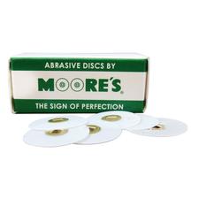 Plastic Brass Center Discs – Sand, 50/Pkg