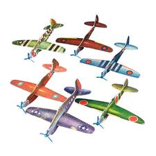 WWII Glider Assortment,8-1/4" W x 1-1/2" H x 7" D, 48/Pkg