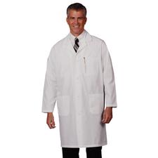 Fashion Seal Healthcare® Men’s Staff Length Lab Coat, White