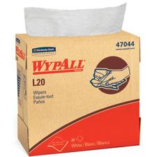 WypAll® L20 Wipers – White, 9.1" x 16.8", Pop-up Box, 88 Sheets/Pkg, 10 Pkg/Case