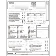 4-Page Combination Medical/Dental Record