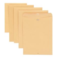 Sparco Heavy-Duty Clasp Envelopes, Brown Kraft, Sub 28, 100/Box