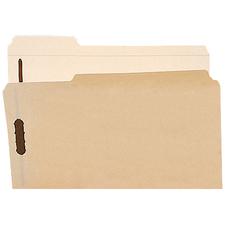 Smead® Top-Tab Folders With Fasteners, Letter Size, 50/Box