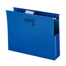 Recycled Hanging Box Files, Blue, 25/Box