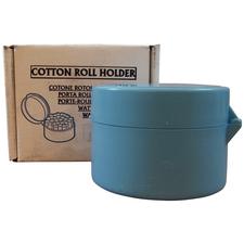 Cotton Roll Holders/Storage – Round, Plastic with Lid