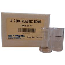 7504 Vac-U-Mixer Plastic Bowl – 1" I.D. x 1-7/8" Deep, 6/Pkg