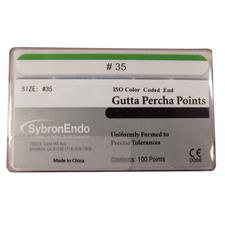 Standardized Gutta Percha Points, 100/Pkg