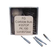 Tungsten Carbide Burs – HM 31, Straight Fissure Cross Cut, FG, 100/Pkg