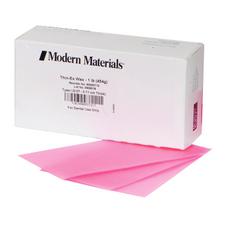 Cire pour plaque-base Modern Materials® – Extra fin, moyen, rose, boîte de 1 lb