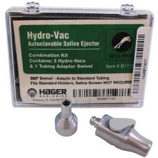 Hydro Vac Aluminum Saliva Ejector Combo Kit