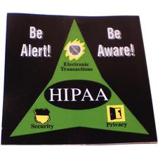 HIPAA Alert Labels, 4 x 4