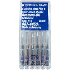 Patterson® Engine Reamers – Stainless Steel, Latch Type, 25 mm, 6/Pkg