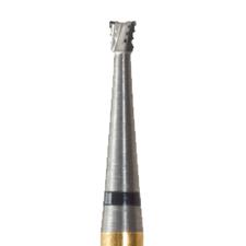Black Cobra Tungsten Carbide Burs – FG, Inverted Cone, # 24, HM B2-008, 0.8 mm Head Diameter, 5/Pkg
