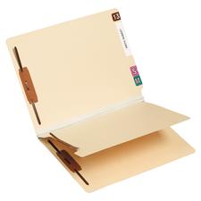 18-pt Tyvek® End-Tab Folder, Single Divider, 9-1/2" x 12-1/4", 25/Box