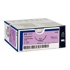 Polysorb™ Braided Synthetic Sutures Absorbable – Reverse Cutting, C-14, 3/8" Circle, 30", 4-0, 36/Pkg