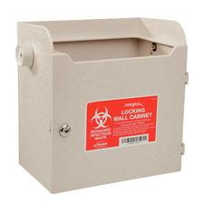 SharpSafety™ Locking Wall Cabinet for 4 and 8 Quart Monoject™ Sharps Container