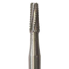 Patterson® Carbide Burs – FG Standard, Tapered Fissure Cross Cut, # 701, 1.2 mm Diameter, 4.1 mm Length, 10/Pkg