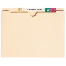 Cutless™/Watershed™ Double Ply Thumb-Cut Top-Tab File Pocket, 9-1/2" x 11-3/4", 100/Box