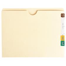 Cutless™/Watershed™ Double Ply End-Tab File Pockets, 9-1/2" x 12-1/4", 50/Box
