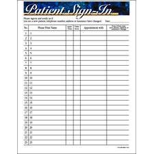 Privacy Sign-In Sheet with Peel-Off Labels, 2-part carbon interleaved, 8-1/2" W x 11" H, 100/Pkg