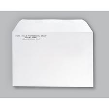 Mailing Envelopes, Gummed-Flap, White Kraft, Personalized, 12" x 9", 250/Pkg