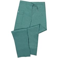 Scrub Suit Drawstring Pants – Green, 48/Pkg