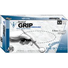Dental Grip® White Nitrile Gloves, 100/Box