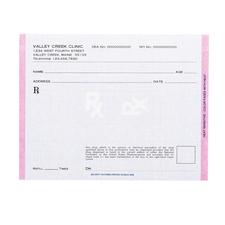 Maine Prescription Blanks – 2 Part, Personalized, 5-1/2" W x 4-1/4" H, 100 Sheets/Pad, 5 Pads/Pkg