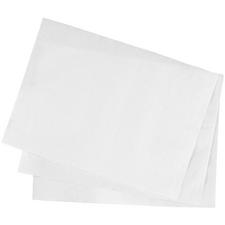 Couvre-têtières – Tissu/poly, 10" x 13", blancs, 500/emballage
