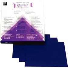 DIGUE DENTAIRE Sans latex Hygenic® Flexi Dam® – Moyen, 6" x 6", 30/emballage
