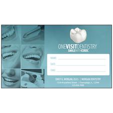 CEREC Standard Appointment Card, 3-1/2