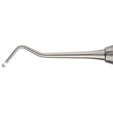 Excavator – # 1S (38/39), Spoon, 6 mm Shank, 50° Angle, Standard Handle, Stainless Steel, Double End