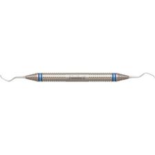Lingual Hoe Scaler – Anterior Lingual Stain Remover (ALSR), DuraLite® ColorRings™ Handle, Double End