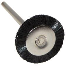 Grobet USA™ Miniature Bristle Brush – Wheel Stiff, 3/4" X 3/32", 12/Pkg