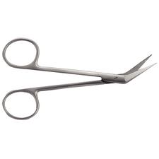 Surgical Scissors – Wagner 4.75" Angled, Serrated