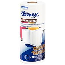 Kleenex® Premiere® Perforated Kitchen Roll Towels – 70 Sheets/Roll, 24 Rolls/Pkg